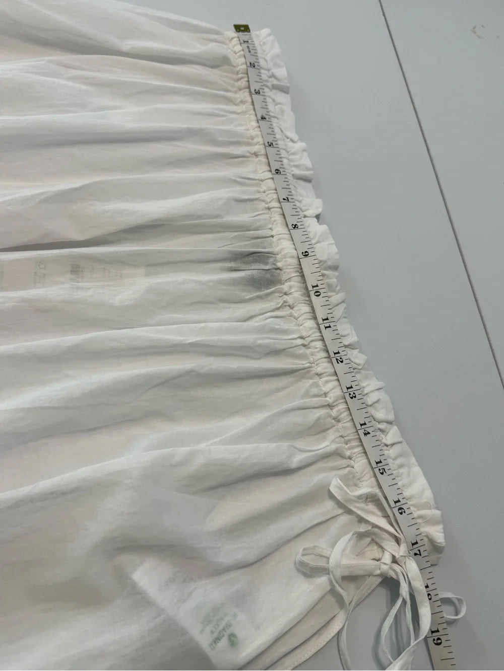 J. Crew White Maxi Swim Coverup Skirt